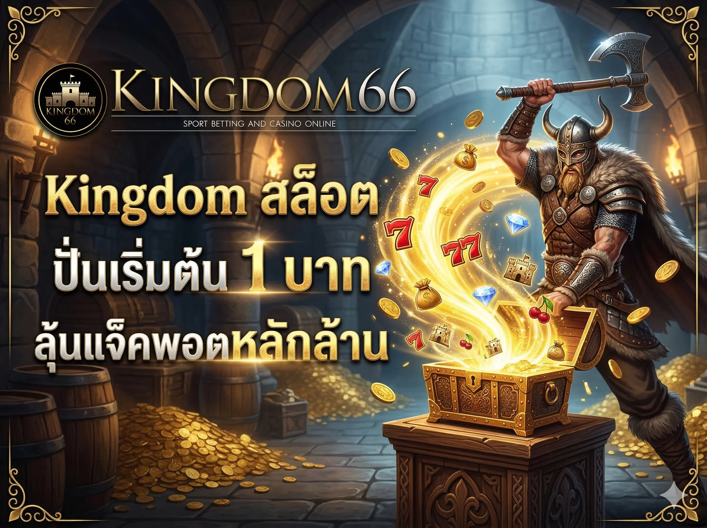 Kingdom สล็อต เว็บตรงไม่ผ่านเอเย่นต์ เบทเริ่มต้น 1 บาท ลุ้นรางวัลใหญ่