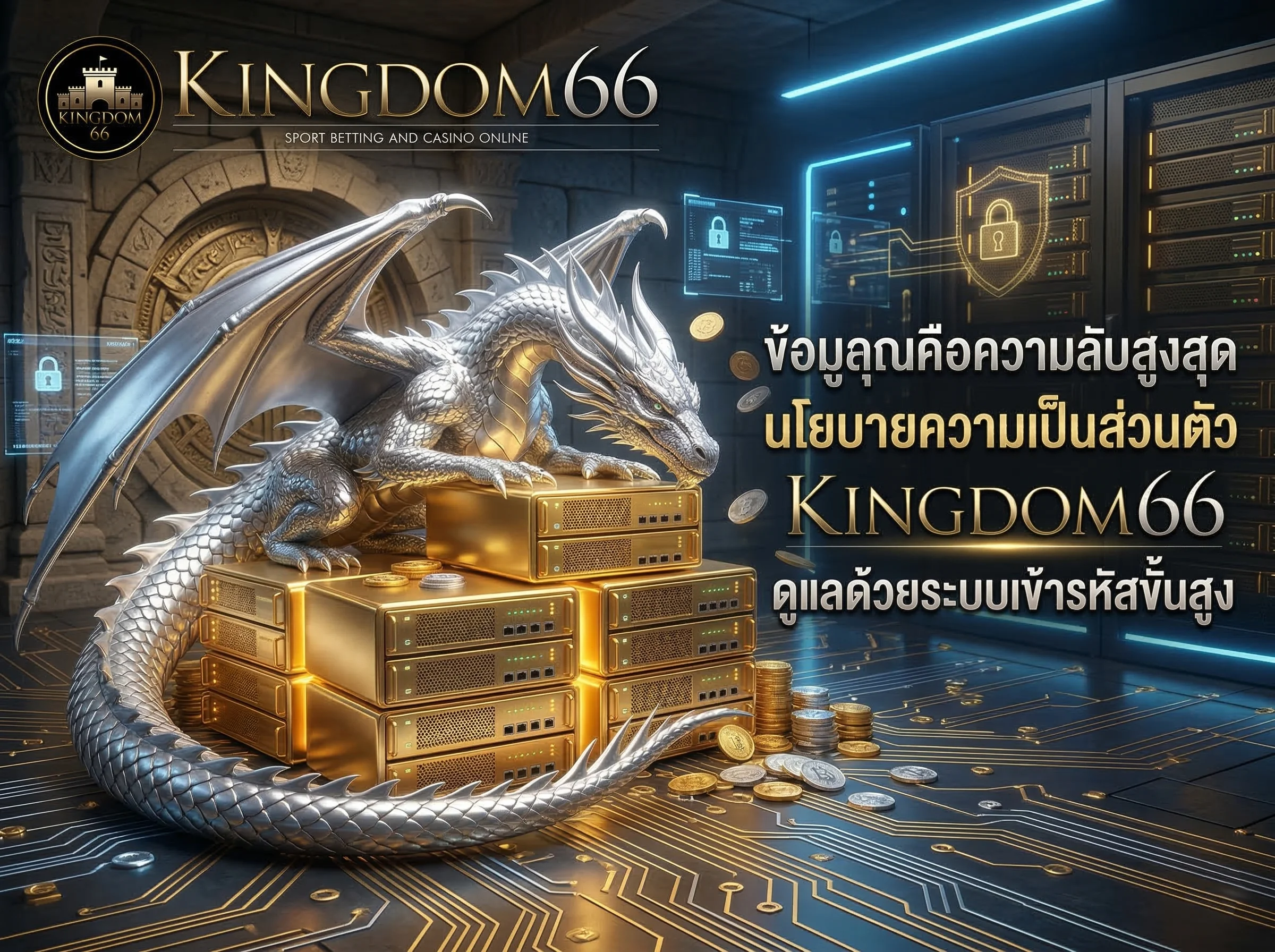 ศึกษานโยบายความเป็นส่วนตัว KINGDOM66 การันตีความปลอดภัยข้อมูลส่วนบุคคล 100%
