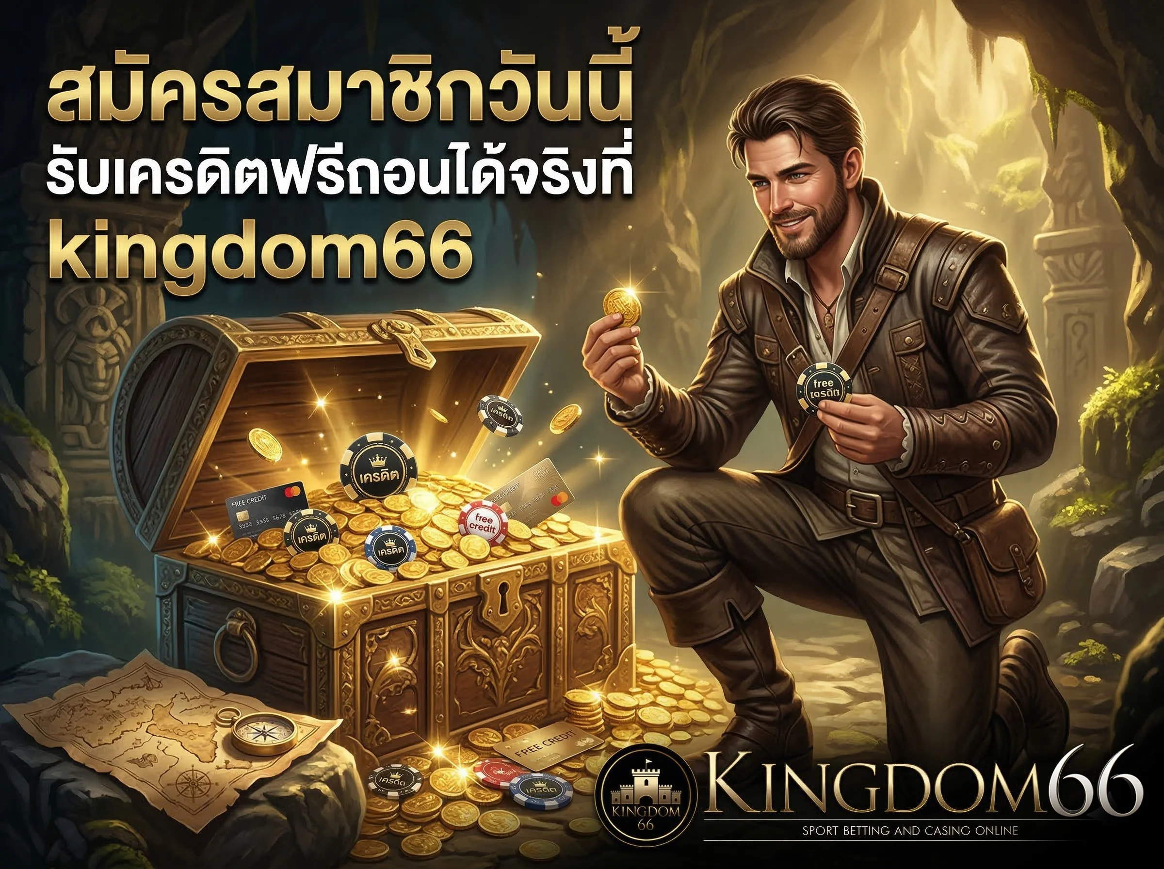 ลงทะเบียนผ่าน kingdom66.com register เพื่อรับสิทธิ์ร่วมกิจกรรมแจกเครดิตฟรีสำหรับสมาชิกใหม่