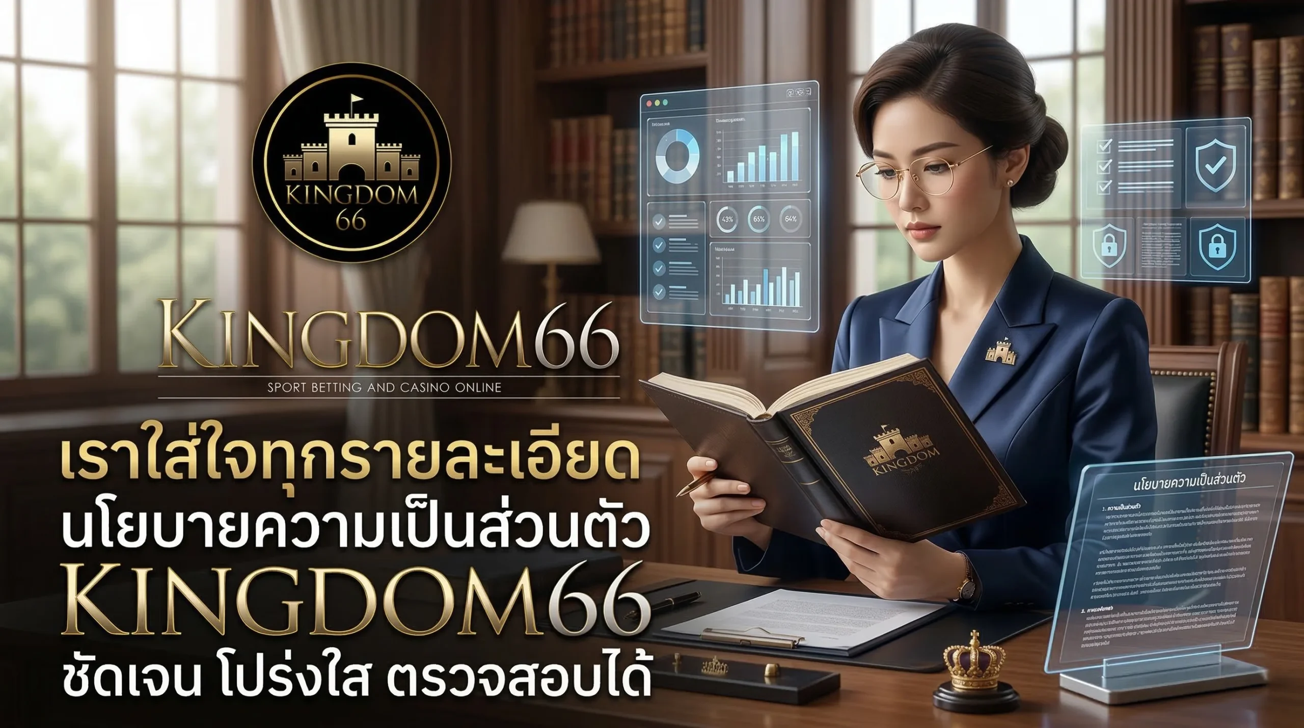 รายละเอียด นโยบายความเป็นส่วนตัว KINGDOM66 เพื่อสิทธิประโยชน์และความปลอดภัยของสมาชิก
