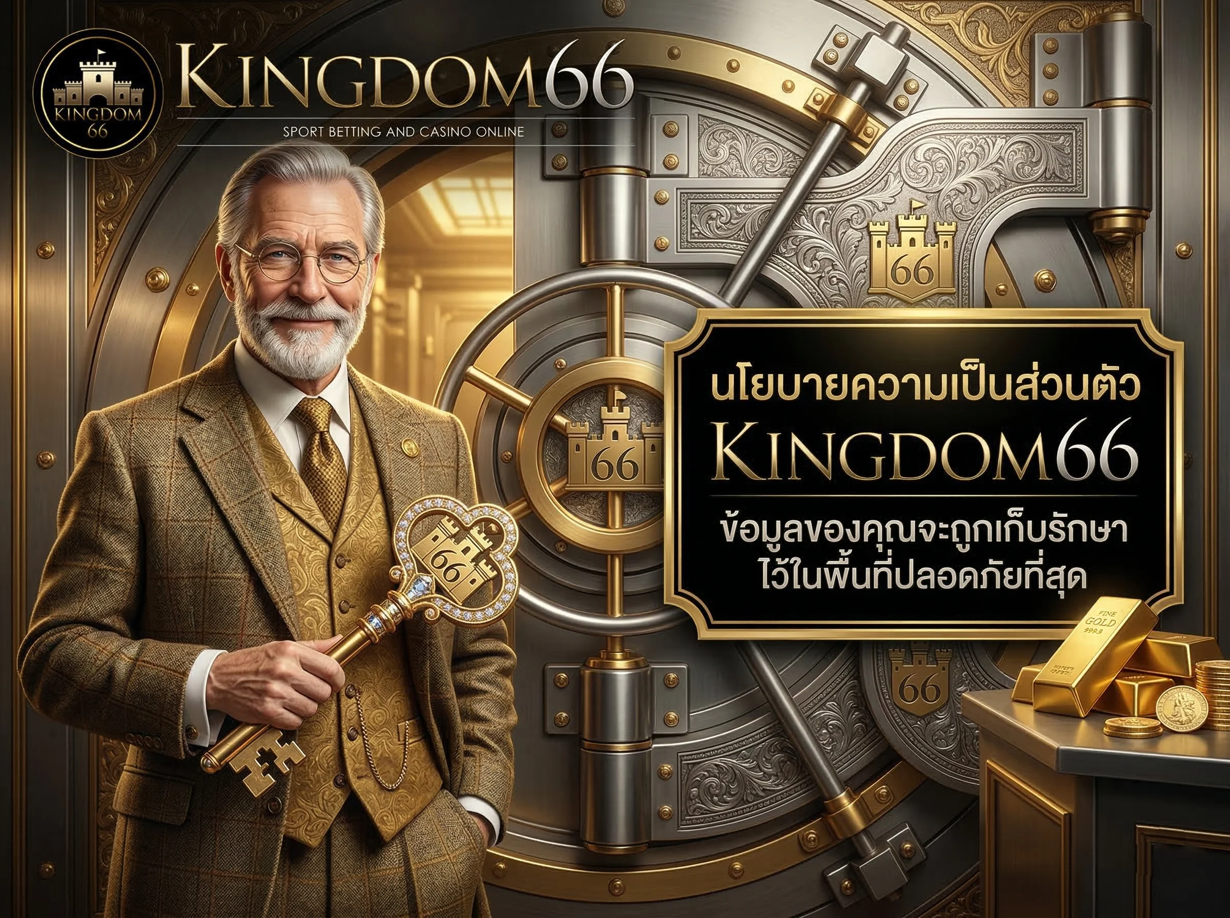 นโยบายความเป็นส่วนตัว KINGDOM66 มั่นใจข้อมูลไม่ถูกเปิดเผยต่อบุคคลภายนอก