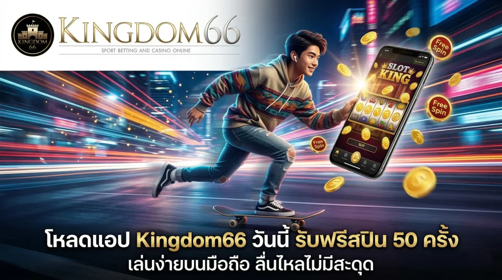 มัดรวมโปรโมชั่น Kingdom66 เครดิตฟรีและโบนัสต้อนรับสุดคุ้มที่ห้ามพลาด