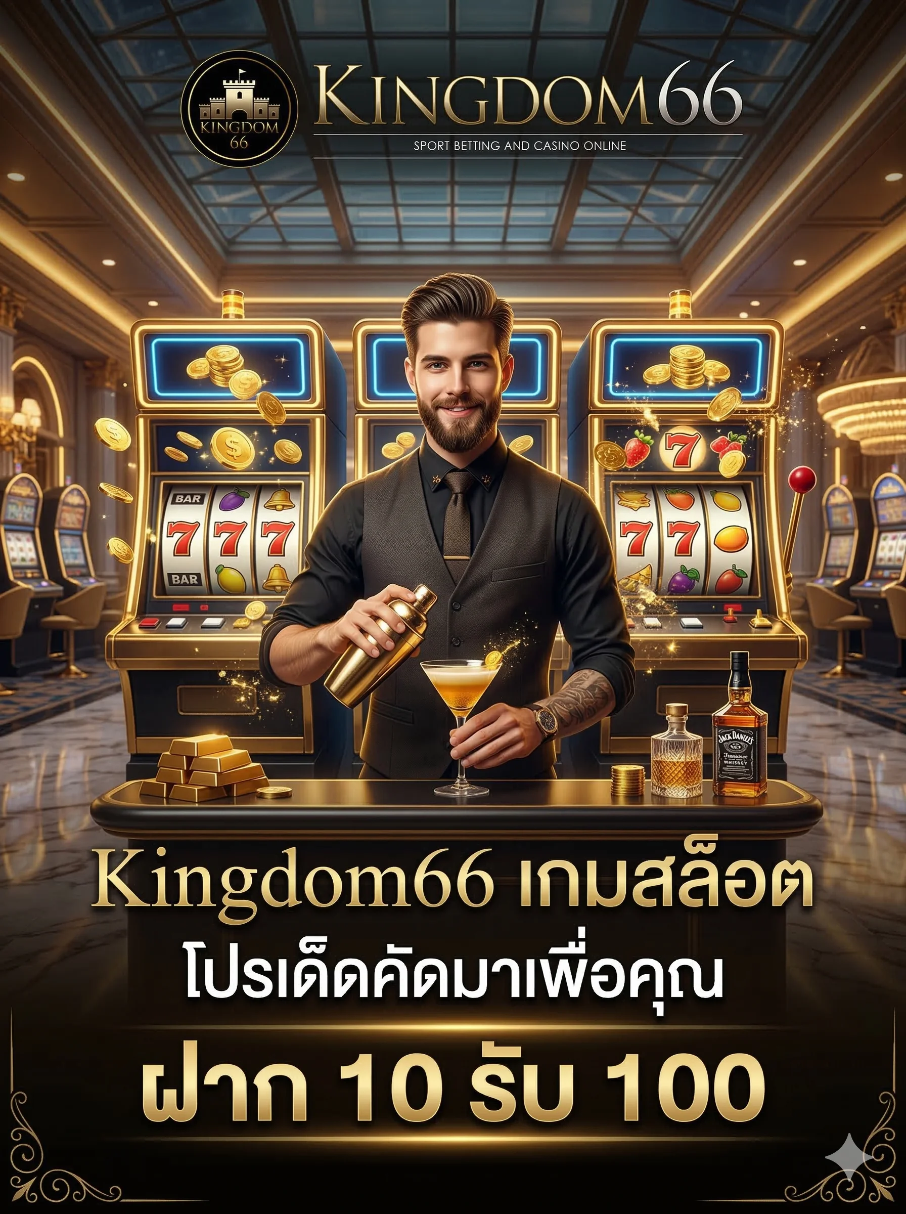 โปรโมชั่น Kingdom66 เกมสล็อต ฝากน้อยได้มาก คุ้มค่าที่สุดสำหรับนักปั่น