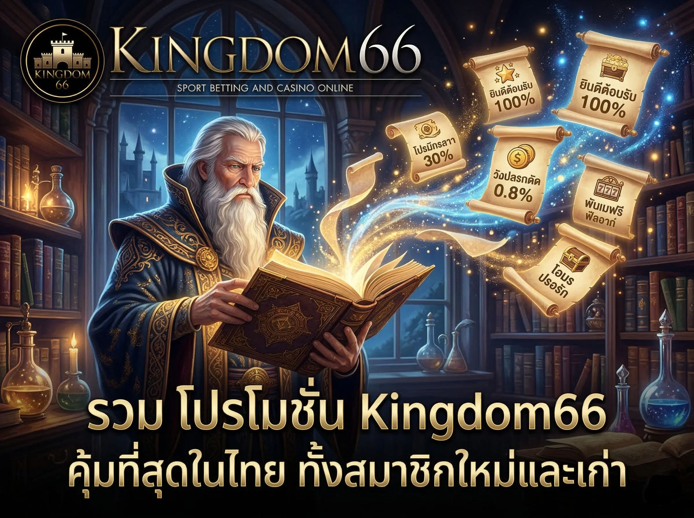 ส่อง โปรโมชั่น Kingdom66 ล่าสุด รวมสิทธิพิเศษและโบนัสเติมเงินทุกรูปแบบ
