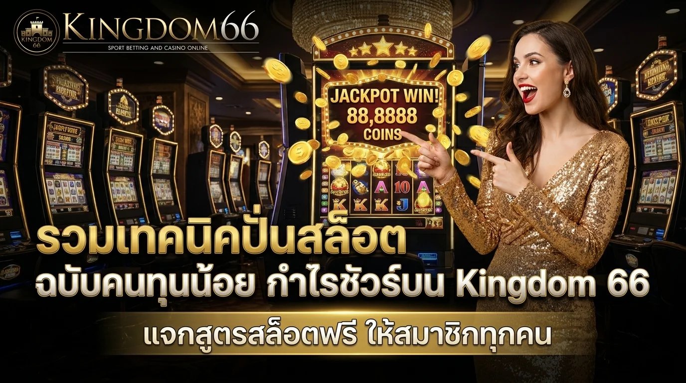 เทคนิคปั่นสล็อตทุนน้อยให้ได้กำไรบน Kingdom 66
